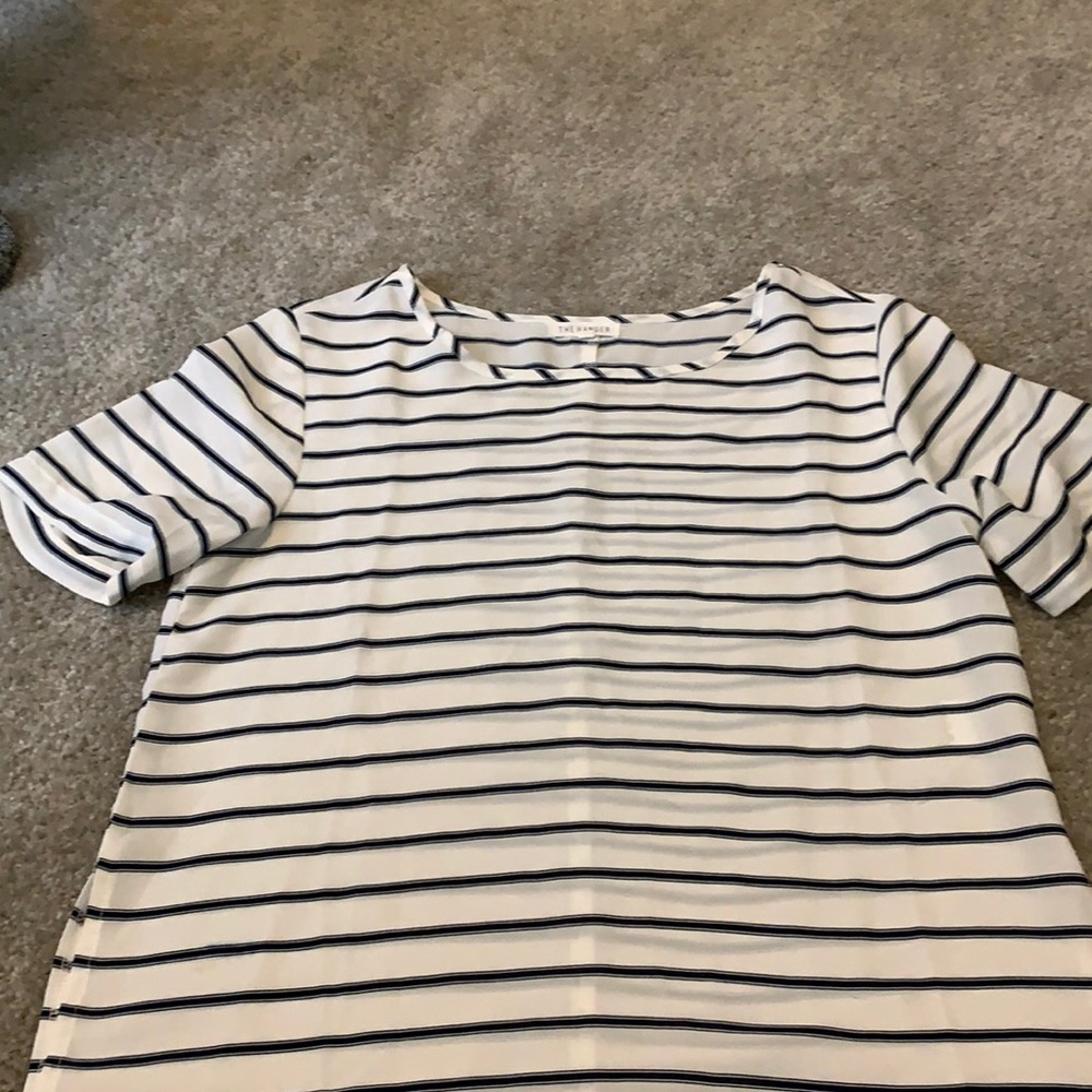 Woman’s striped blouse